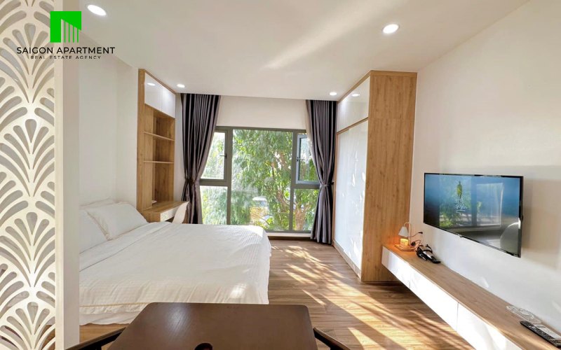 Nice river view serviced apartment for rent in Phu Nhuan district HCMC