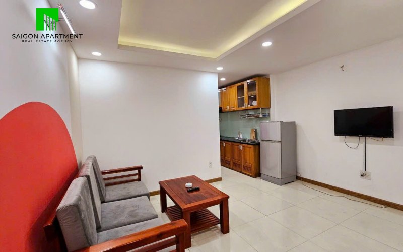 1 bedroom serviced apartment Tan Binh district for rent in HCMC