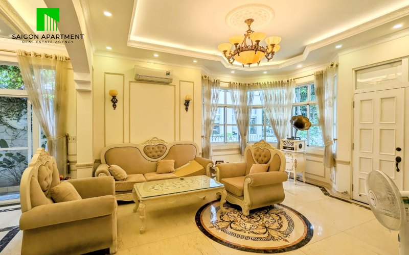 Neoclassical villa for rent in District 7 HCMC