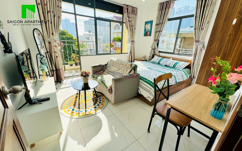 Nice 1 bedroom serviced apartment in Binh Thanh District