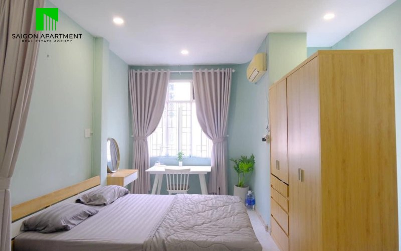 Affordable serviced studio apartment for rent in District 1 HCMC