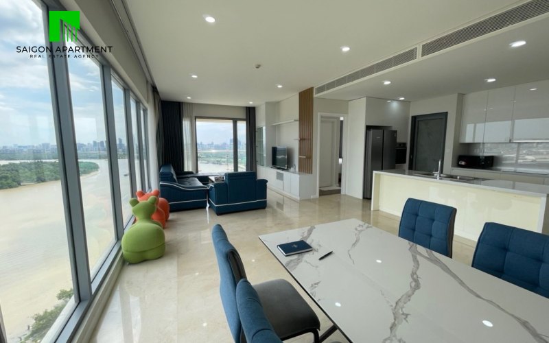 Beautiful view Diamond Island District 2 apartment for rent in Ho Chi Minh city