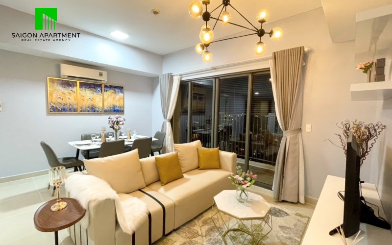 Nice city view 3 bedroom Masteri Thao Dien apartment for rent in Thao Dien