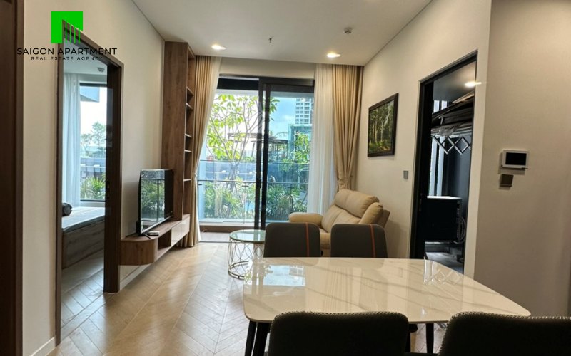 New furnished Lumiere Riverside 1 bedroom apartment for rent in District 2