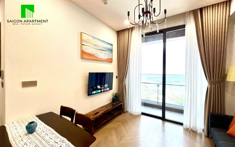 New modern 2 bedroom Masteri Lumiere Riverside apartment for rent in HCMC