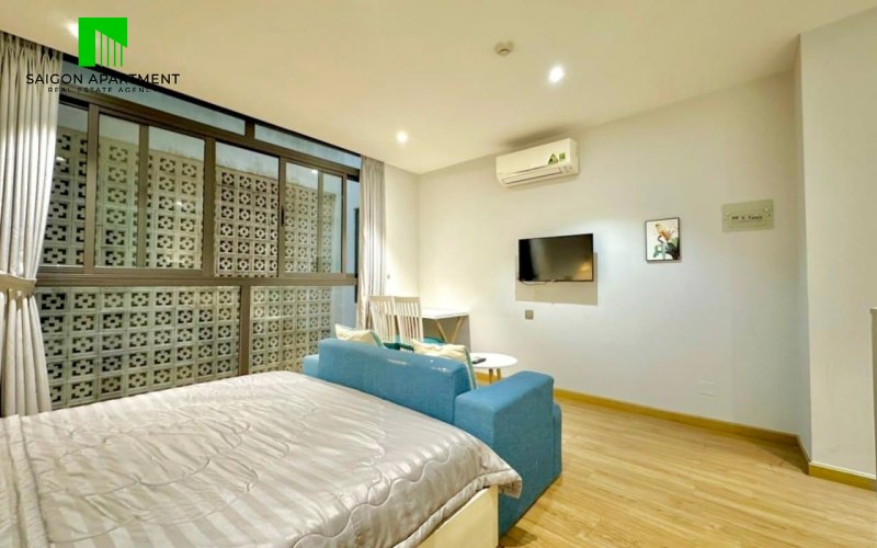 Nice & modern Binh Thanh district studio for rent in HCM City