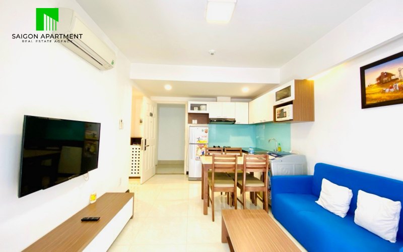 Bright modern 1 bedroom Thao Dien serviced apartment for rent in District 2