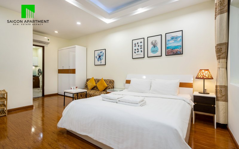 District 1 serviced apartment rent on Nguyen Trai Street