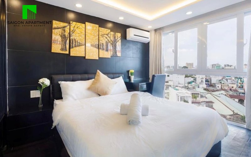 Modern design District 3 2 bedroom serviced apartment for rent in HCMC