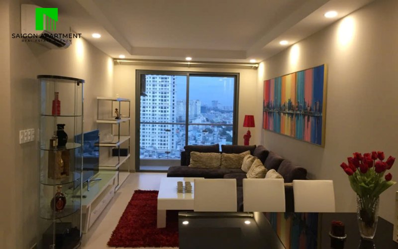 City view furnished 2br apartment for rent in District 4 HCMC