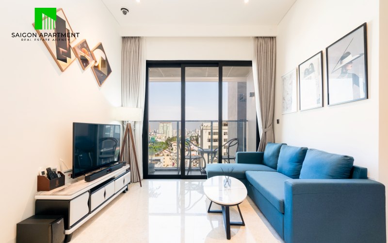 Elegant 2 bedroom apartment for rent in The Marq Nguyen Dinh Chieu St