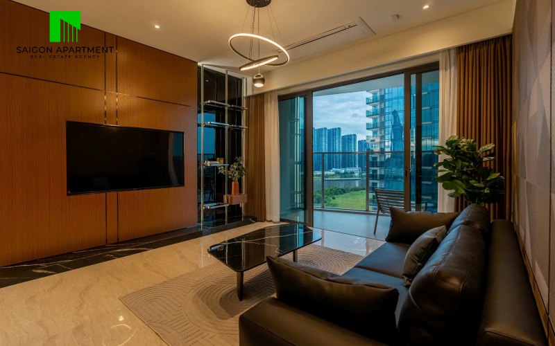 Modern design spacious 2 bedroom apartment for rent in Thu Thiem District 2