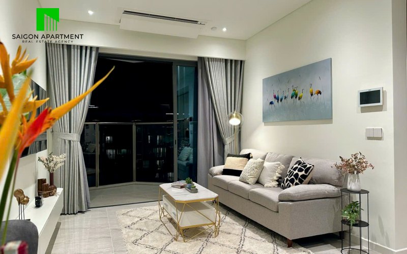 The Opera Residence modern 2 bedroom apartment for rent in Thu Thiem