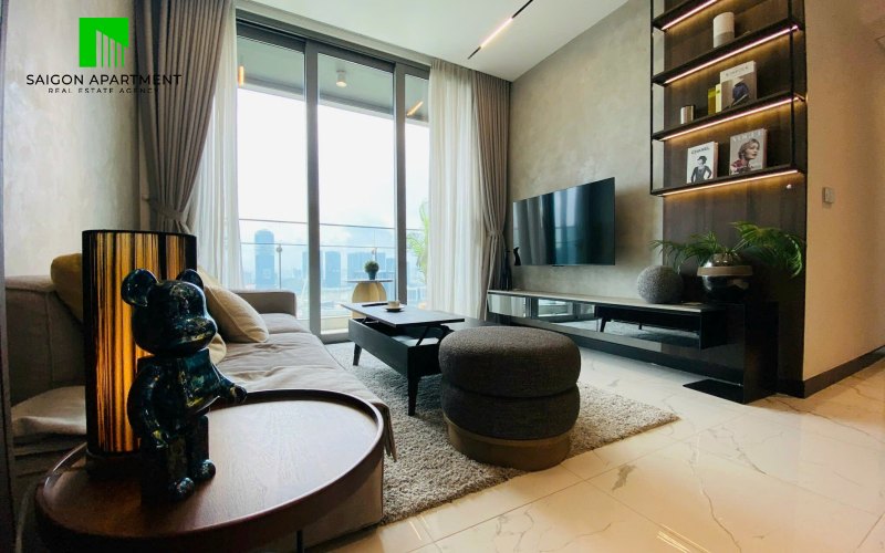 Luxurious riverview 2 bedroom Empire City Thu Thiem apartment for rent