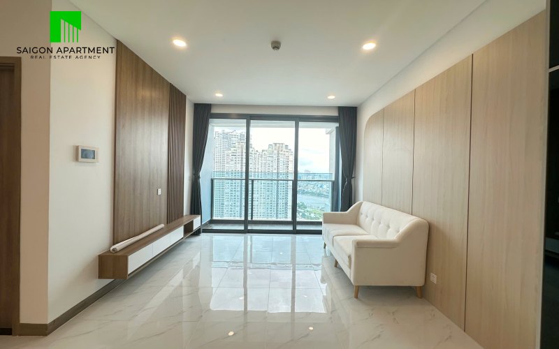 Partly furnished Sunwah Pearl apartment for rent in Binh Thanh