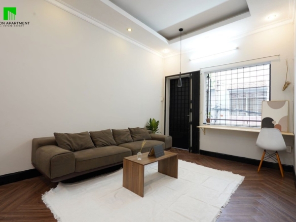 Mid-century style 1 bedroom apartment for rent in Cong Quynh St – District 1