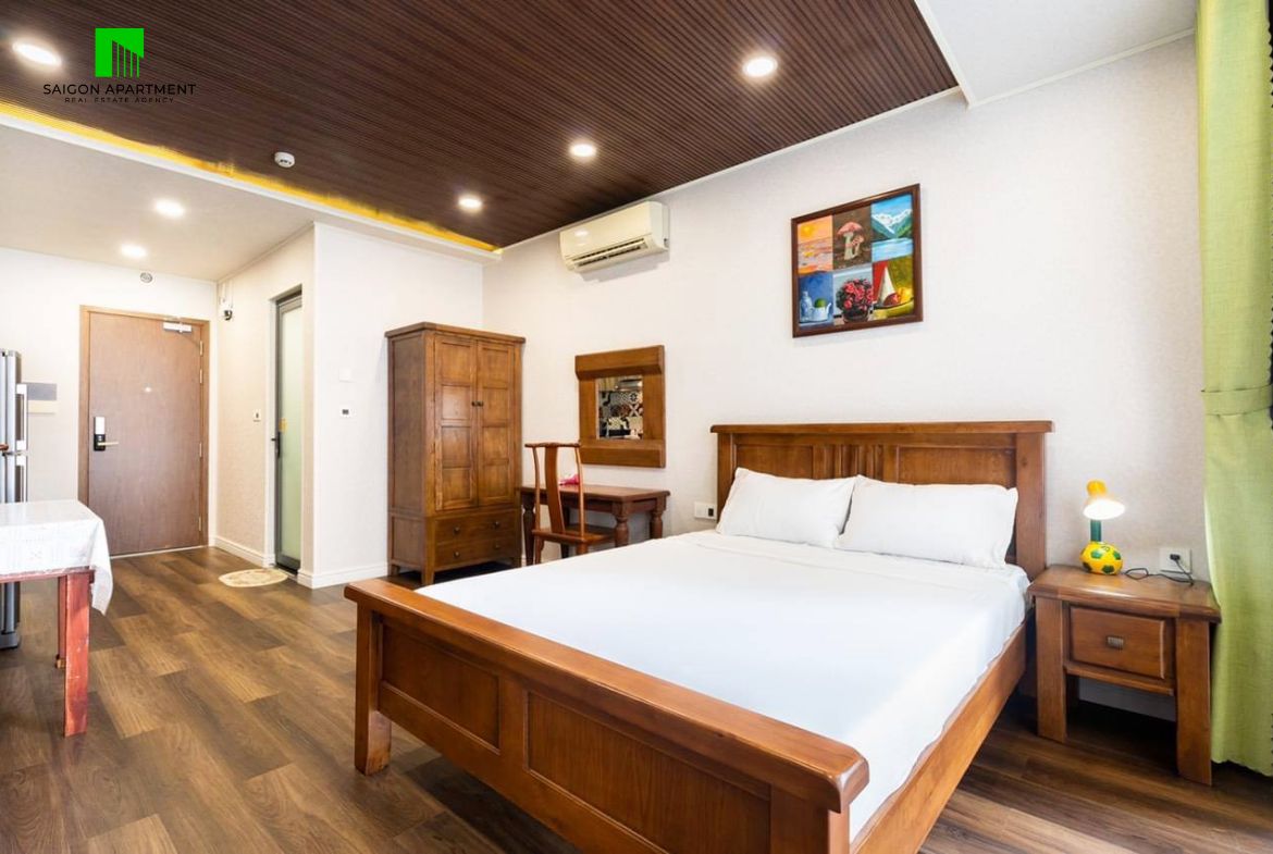 Minimalist Masteri Millennium studio for rent in District 4 HCMC