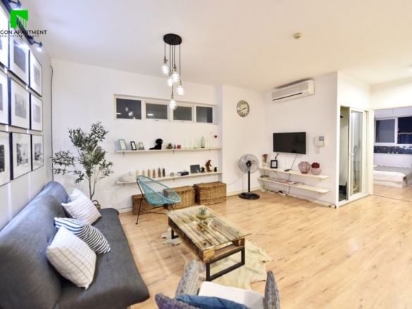 Nice minimalist Copac Square 2 bedroom apartment for rent in District 4