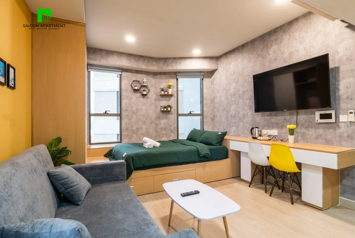 The Tresor modern studio apartment for rent in District 4