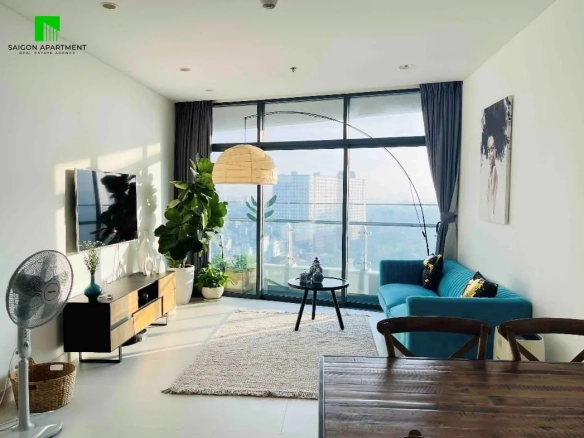City view City Garden 1 bedroom apartment for rent in Binh Thanh district