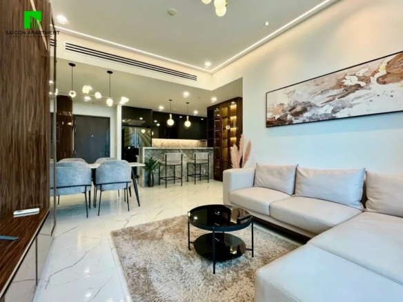 High floor luxury 2-bedroom Empire City for rent District 2