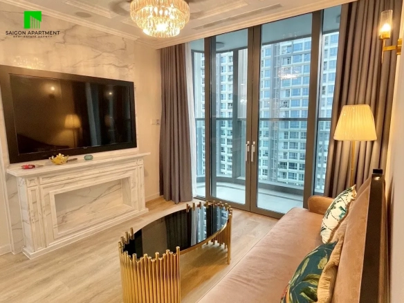 Luxurious 2-bedroom Landmark 81 apartment for rent in Vinhomes Central Park