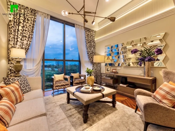 Luxury modern 2-bedroom Empire City Thu Thiem apartment for rent in District 2