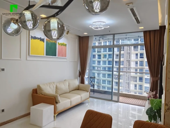 Park 5 Vinhomes Central Park furnished 2 bedroom apartment for rent