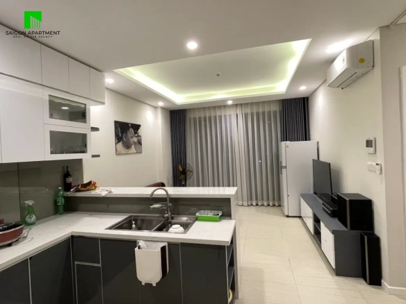 Pool view 1 bedroom Diamond Island apartment for rent in District 2