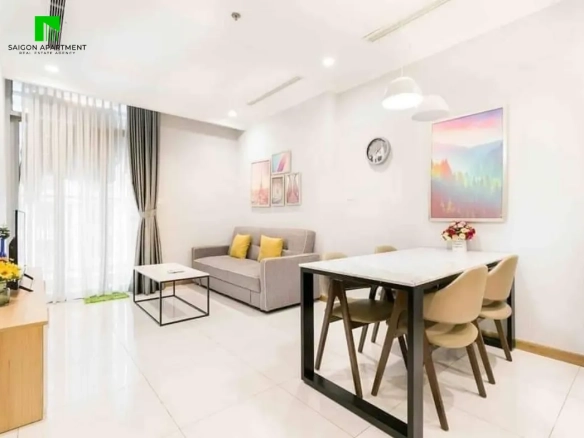 Pool view 1 bedroom Landmark 5 apartment for rent in Vinhomes Central Park HCMC