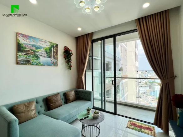 River view Dlusso Emerald apartment for rent in An Phu Ward