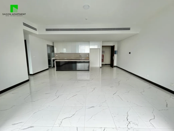 Spacious unfurnished 3-bedroom apartment Empire City Thu Thiem for rent