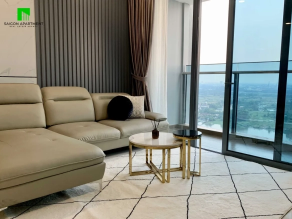 Stunning river view Sunwah Pearl 3 bedroom apartment for rent in Binh Thanh