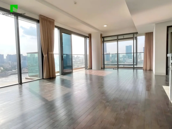 Unfurnished 4-bedroom Empire City apartment with excellent river view