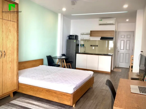Central District 1 HCMC serviced apartment for rent on Mac Dinh Chi St