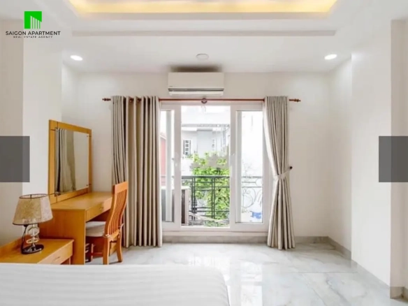 Centrally located District 1 one bedroom apartment for rent on Nguyen Thai Binh St