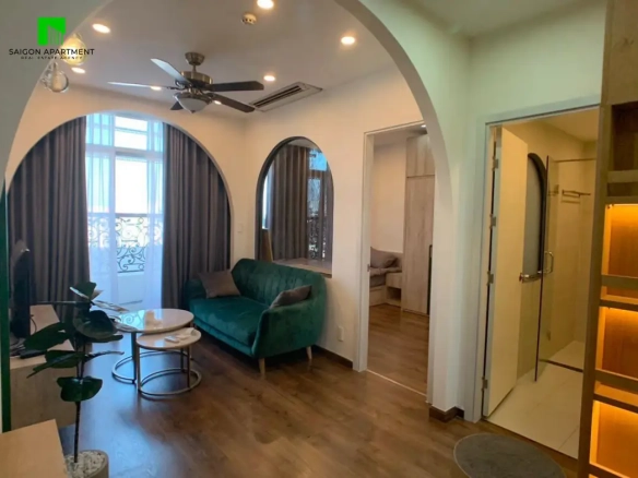 City view District 4 1 bedroom Grand Riverside apartment for rent on Ben Van Don St