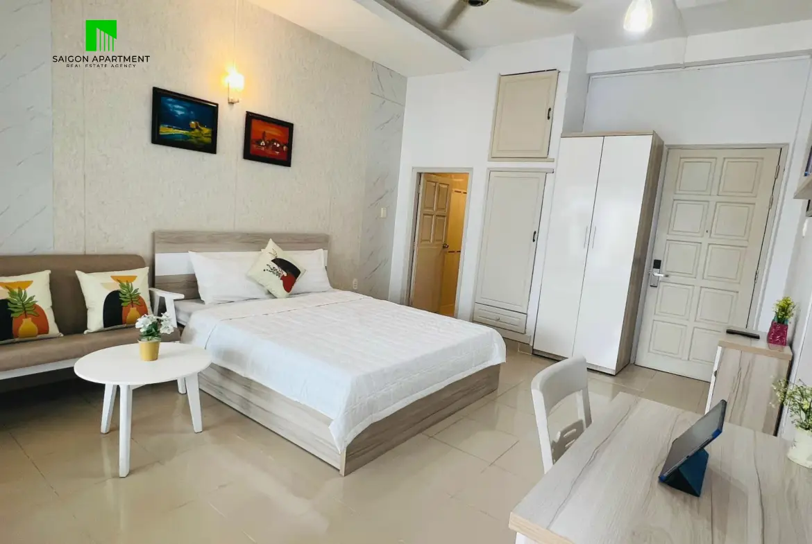 District 2 1 bedroom apartment for rent in Binh An Ward