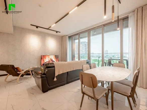 Elegant 3 bedroom Empire City Thu Thiem apartment for rent in District 2