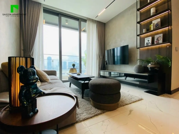 Luxurious riverview 2 bedroom Empire City Thu Thiem apartment for rent