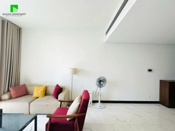 Minimalist Empire City 1 bedroom apartment for rent in Thu Thiem