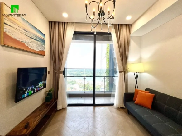 New modern 2 bedroom Masteri Lumiere apartment for rent in HCMC