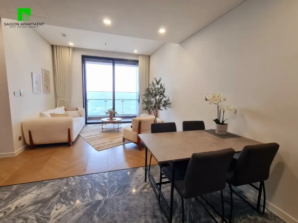 Nice river view 3 bedroom Lumiere Riverside apartment for rent in District 2
