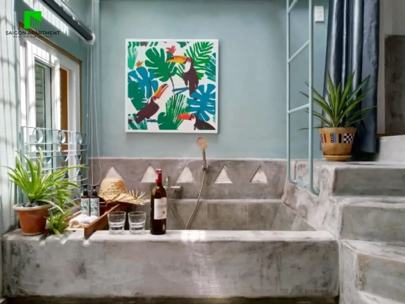 Nice vintage 1 bedroom apartment for rent in District 1 – HCMC