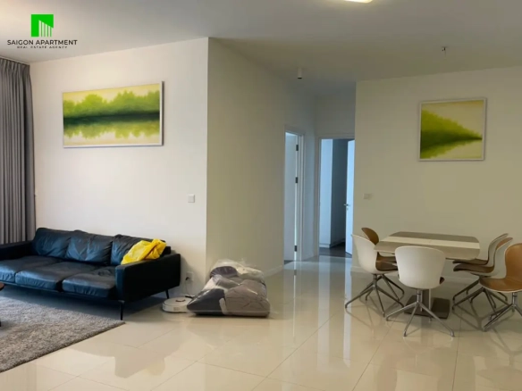 Partly furnished 2 bedroom Estella apartment for rent in An Phu