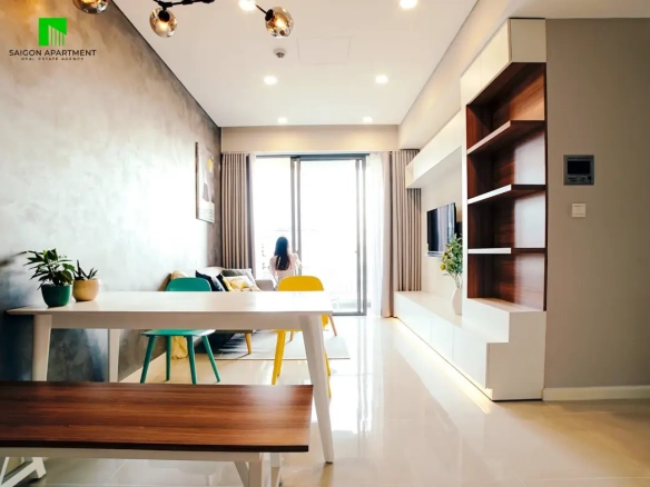 Pool view modern Masteri An Phu 2 bedroom apartment for rent in District 2