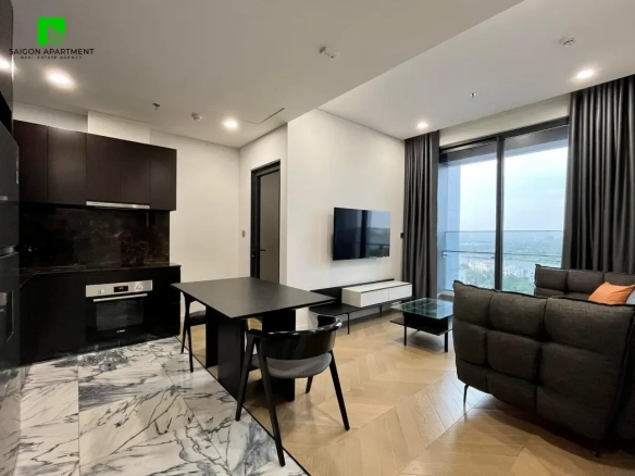 River view Masteri Lumiere Riverside 2 bedroom apartment for rent in District 2