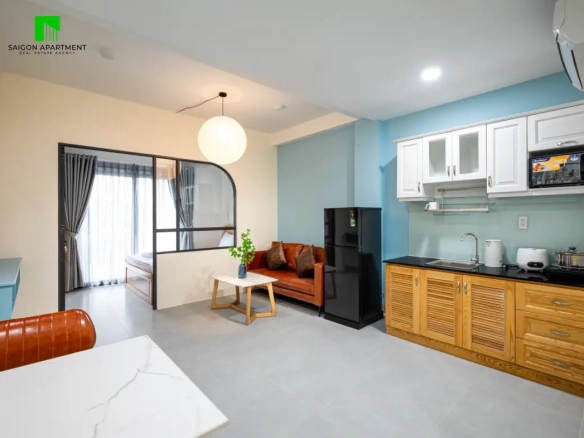 Tidy & modern District 1 1 bedroom serviced apartment for rent in Da Kao