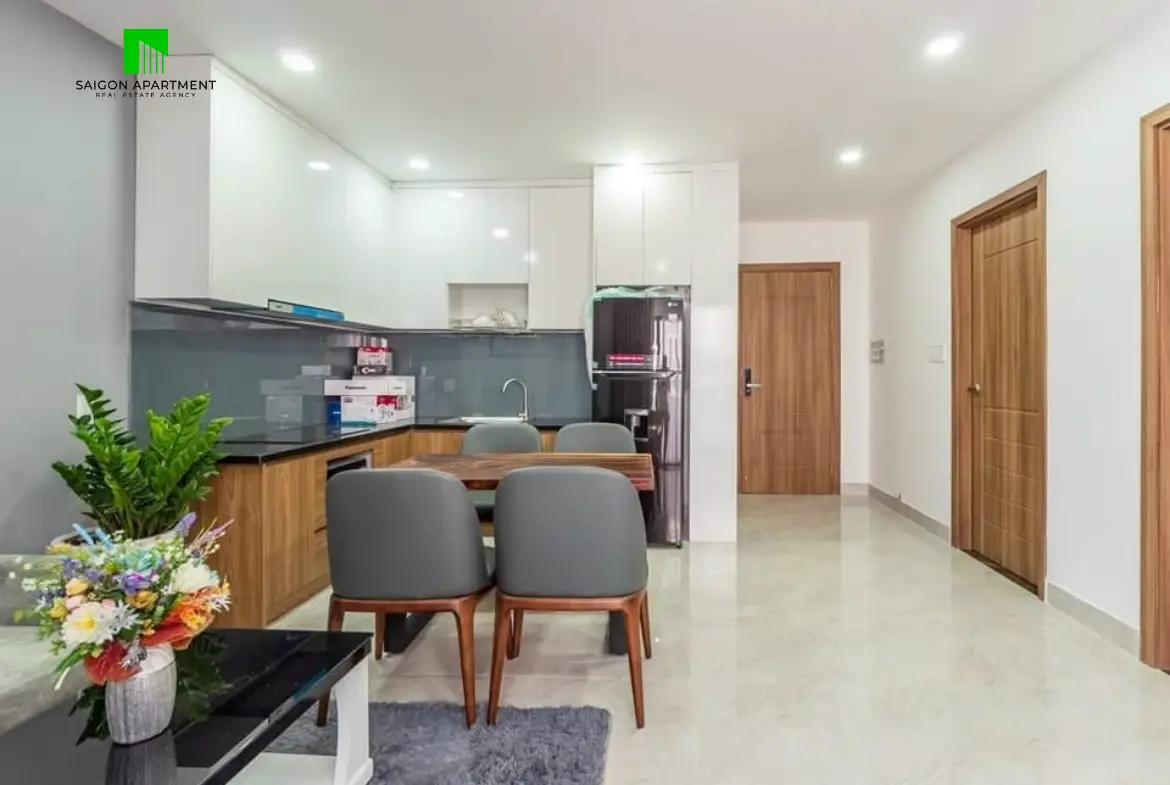 Nice 2 bedroom Thao Dien serviced apartment for rent in District 2