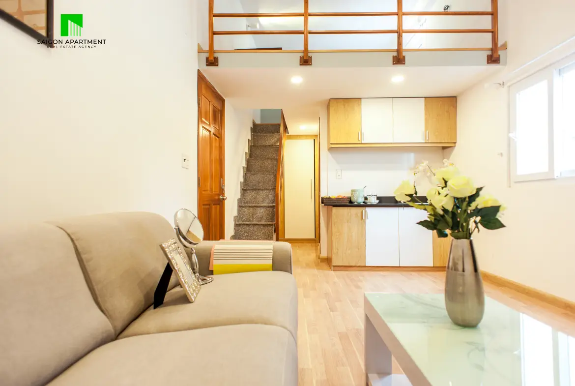 Duplex serviced apartment for rent in District 4 HCMC